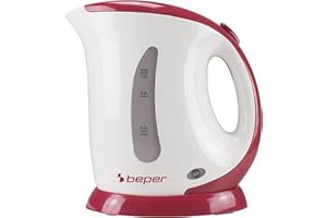 BEPER BB.050 Bollitore d’Acqua Elettrico, 1100 W, 1 Liter, Plastica, Colori Assortiti, 1 Pezzo