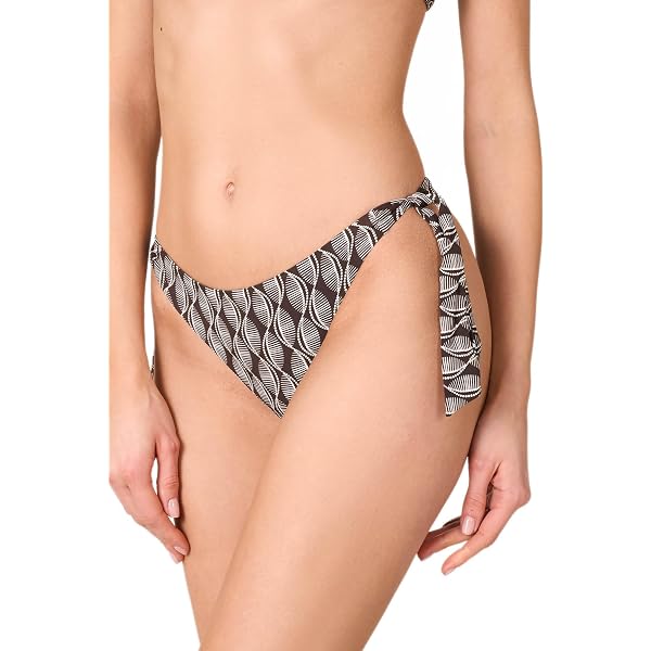 Goldenpoint Donna Costume Da Bagno Wonderland - Parte Bassa Del Bikini - Brasiliana Fianco Basso In Fantasia Floreale In Morbida Microfibra - 2