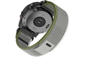 Osinaga Bracelet Feinx 8 47mm/Fenix 7, 22mm Nylon QuickFit Sport Bracelet pour Fenix 7 Pro/Fenix 6/Fenix 6 Pro/Fenix 5/Fenix 5 Plus/Forerunner 935/Forerunner 945/Instinct 2/Approach S60/Approach S62