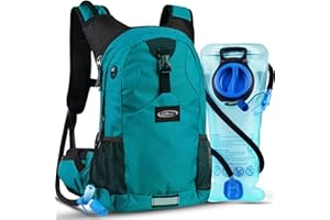 ‎LUNIDRY Lunidry Trinkrucksack Fahrradrucksack mit Trinkblase 2L Wasserdicht Sportrucksack, 20L Hydration Rucksack Herren Damen Outdoor Laufrucksack Tagesrucksack Wanderrucksack für Camping Ski MTB Fahrrad