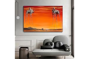 BHTMOI ELEPHANTS SALVADOR DALI Målning och tryck klassisk konst canvas affisch väggkonst bilder för vardagsrumsdekor 70 x 100