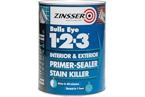 Zinsser Bullseye 1-2-3 Primer-Sealer & Stain Killer 5 Litre White