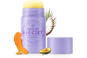 HICC PET Baume Coussinets pour Chiens et Chats 30g, apaise, Hydrate et répare Les Coussinets secs, Formule Naturelle, sans Danger en Cas de léchage, réduit Les odeurs