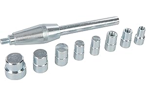 Silverline 357860 Jeu de Centreurs pour disques d'embrayage 9 pièces, Argent