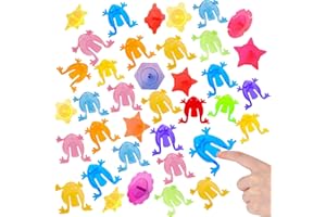 TenaLucy Jouet Grenouille,Saut Grenouille Jouets Mini Grenouilles Rebondissantes Jouet Jouet Sautant Presse Grenouille Jouets Sauteuse Toupie Enfant,pour Jeu Fête (150 Pièces)