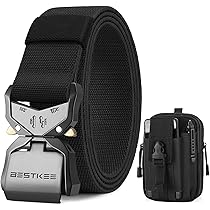 Cintura Tattica Uomo In Nylon 1000D Con Fibbia A Sgancio Rapido - Per Lavoro, Militare, Outdoor E Uso Quotidiano