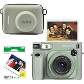 Instax Wide 400 Yeşil Fotoğraf Makinesi ve 20'li Film ve Eva Kılıf Hediye Seti