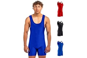 Matman Edge Wrestling Singlet Men Boys Spandex Weightlifting Solid Color