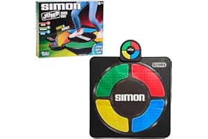 Just Play Alfombrilla de Juego Simon Salta de Hasbro con Luces y Sonidos, Juego de Memoria electrónico para niños, Juguetes para niños a Partir de 8 años
