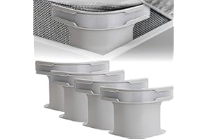 Bukbas Bed Sheet Holder With Lock Strips, 4 Pcs Heavy Duty Bed Sheet Clips for Bedding, Heavy Duty Bed Sheet Corner Holders for Any Fitted Sheet, Keep Sheets Firm Tight Fits All Mattress