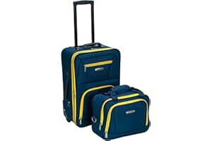 Rockland Fashion Softside Upright Luggage Set