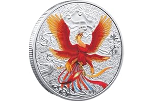 Lipfer Lucky China Antiguo Antiguo Criaturas Míticas Gold Coin Coin Coin Challenge Insignia De Monedas Commemorative Souvenir for Home