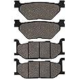 Cyleto Front and Rear Brake Pads for YAMAHA XVS950 V-Star 950 Tour 2009-2014 / XVS950A Midnight Star 2009-2013 / XVS950R XVS 950 Bolt 2014 2015 2016