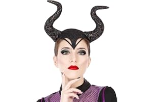 ATOSA diadema halloween cuernos malvada reina