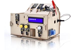 KEYESTUDIO Smart Home IoT Kit for Arduino for UNO R3, Electronics Home Automation Coding Toys, Learning Mecanical Building, Electrical Engineering, Código Educational Coding for Kids Teens Adults