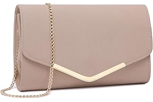 Miss Lulu Clutch Damen Abendtasche Elegante Kettentasche Damen Tasche Clutch Bag Handtasche Hochzeit Umhängetasche Mädchen klein Umhängetasche