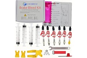 Cycobyco - kit de purge d'huile de frein à disque pour VTT, outil de vélo pour Avid, SRAM, Dode, Juicy, Hope, Bngal, Hayes, Formula J3, J5, J7