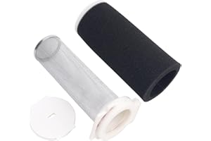 AHL Kits de filtres à air, de rails et d'embouts Compatible avec Yamaha Warrior Raptor Wolverine 350 YFM 350 Grizzly 600 660 YFM600 660 1987-2013 1UY-14458-01 1UY-14468-00 1UY-14451-00