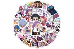 AEIXYA Lote de 144 Pegatinas Kpop para Adolescentes, Colección de Vinilo Impermeable y Reutilizable, Adhesivos Divertidos de Música Coreana para Portátil, Móvil, Cuadernos y Habitación