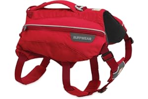 RUFFWEAR Système D'hydratation pour Chien, 2 Poches à Eau (600 ML) Incluses, Ajustement sur Mesure, Singletrak Pack