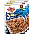 TASTY NIBBLES Fish Bhurji 200g [Pack of 3]|Open Heat & Eat| No Added Preservatives | Japanese Retort Technology