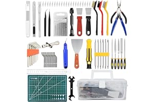 JELLYBIBO Herramientas Impresora 3D, 99 Piezas Accesorios Impresora 3D, Kit Completo con Limpieza Boquillas, Desbarbado, Extracción y Acabado Modelos, Incluye Pinzas, Llaves, Bolsa Almacenamiento