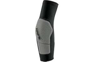100% 1 Unisex - ochraniacz na łokcie dla dorosłych, czarny/szary, M