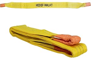 HEDEF HALAT 3t 1.5m / 3 Tonnen 3000kg 1.5 Meter Hebeband Rundschlinge Bandschlinge Hebegurt Krangurt Kranschlinge Bergegurt Transportgurt