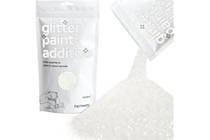 Mother of Pearl Iridescent Glitter Paint Additive 100g for Adding Sparkle to Paints & Varnish | Paint Walls Sparkly Add to Emulsion, Acrylic or Lacquer Indoor | Hemway