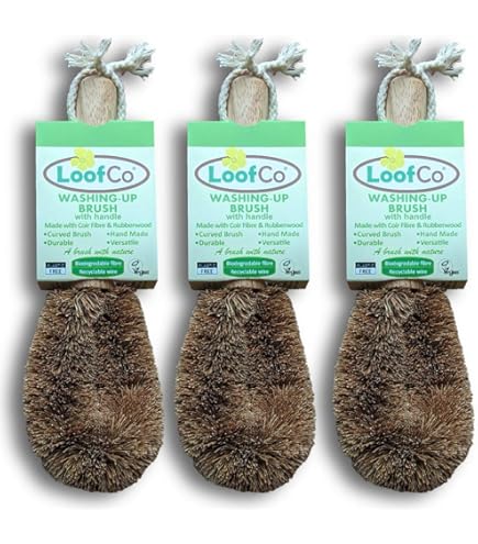 2pcs Vegetable Brush Scrubber For Food, Coconut Fiber