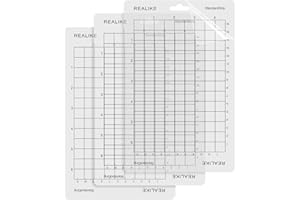 REALIKE Tapis de découpe pour machine Cricut Joy Paquet de 3 tapis de coupe adhésifs de rechange pour Cricut Joy 4.5"X6.5"inch 11.4cmx16.5cm