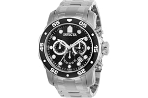 Invicta Pro Diver - SCUBA Męski zegarek kwarcowy ze stali nierdzewnej - 48 mm