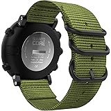 MoKo Suunto Core Cinturino, Morbido Braccialetto Regolabile in Nylon + Connettore Metallico con Fibbia Classica per Suunto Co