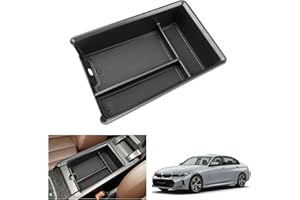 GAFAT Compatible with BMW 3 Series G20 G21 2019-2024 2025/4 Series G22 i4 G26/ i3 G28 2023-2025 Centre Console Storage Box, Armrest Organiser Tray Glove Box, 3 Series G21 Accessories (Black)