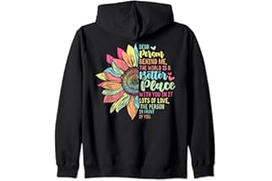 DEAR PERSON BEHIND ME POSITIVE QUOTE CLOTHING To The Person Behind Me You Are Amazing Beautiful And Enough Zip Hoodie