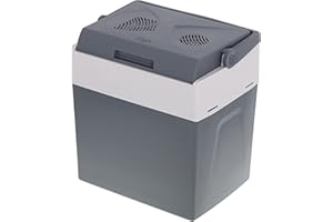 Adler AD 8078 Glacière électrique Portable 30 litres Réfrigérateur de Camping 12 V et 220-240 V pour Voiture, Refroidissement et Chauffage, Mode écono