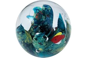 Pfronten Schmuck Boule à rêves Mini Presse-papiers, Monde sous-Marin - Travail Artisanal, 6 cm Ø