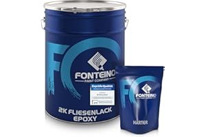 2K Fliesenlack Fliesenfarbe Wandfliesen Bodenfliesen - Basaltgrau 2,5Kg