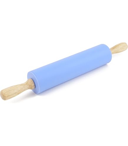 Isabelle Rose Mattarello Legno e Silicone Antiaderente Shabby Chic Pois 5165