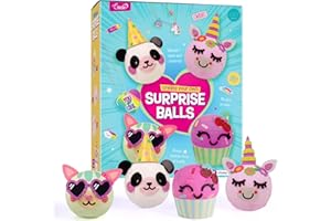 LAOESE Giochi Bambini de Palline Sorpresa DIY - Kit de Lavoretti Creativ Bambini 4-10 Anni, Regalo Bambina Bambino 5 6 7 8 9 Anni Compleanno, Gadget Giocattolo Bambino 4-12 Anni Creativi