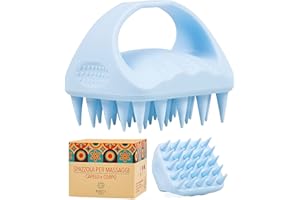 Beauty's Cult Massaggiatore Cuoio Capelluto in Silicone - Spazzola Shampoo Esfoliante con 25 Punte - Stimola Crescita Capelli e Rilassa la Testa