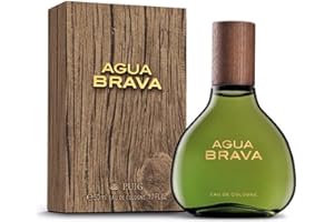 Agua Brava Eau de Cologne for Men - Long Lasting - Marine, Sporty, Fresh, Classic and Elegant Scent - Wood, Citrus, Spicy and Musk Notes - Ideal for Day Wear - 50ml