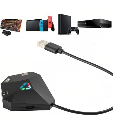HYCARUS Xim Apex Keyboard and Mouse Adapter for Xbox One, PS4