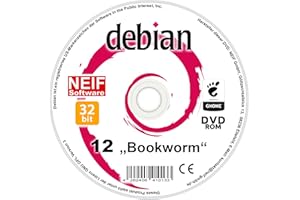 Linux Debian 12 "Bookworm" 32-Bit auf DVD