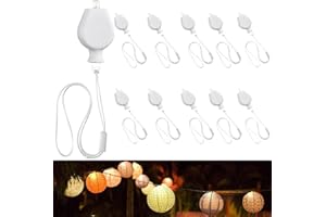 SONGLYPIAN LED Ballonlichter Warmweiß, 10 Stück LED Ballons Lichter, Ballonlicht, Mini LED Licht Ballonlichter, Lichter Dekoration für Geburtstagsfeier, Weihnachten, Halloween, Neujahr, Papierlaterne, Hochzeit