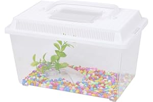 URBNLIVING Set iniziale acquario in plastica (bianco)