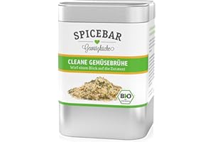 ‎SPICEBAR GEWÜRZKÜCHE Cleane Gemüsebrühe in Bio Qualität - Wirf ein Blick auf die Zutaten! (Brühe)