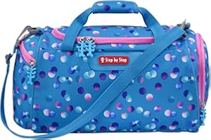 Step by Step Sporttasche, mit Nasswäschefach, Abnehmbarer Tragegurt, Verstellbarer Schultergurt, ab der 1. Klasse, 13L