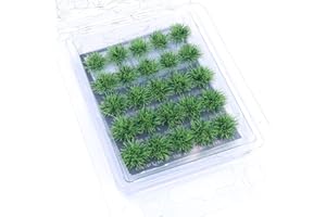Tiardey Grass Tufts Juego de Mesa de Arena, Kit de Modelo de Terreno, racimo de Hierba arbustiva,Miniatura, Modelos temáticos de Mesa de Arena, Modelo de Paisaje - racimo de Hierba