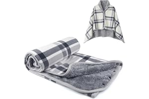 SIVENKE Poncho da Donna Indossabile Mantello Caldo Coperta Calda Invernale con Bottoni Scialle Grande Sciarpa Flanella Maglia Cape Cardigan per Donna Cappotto Poncho Lavorato Mantella Coprispalle